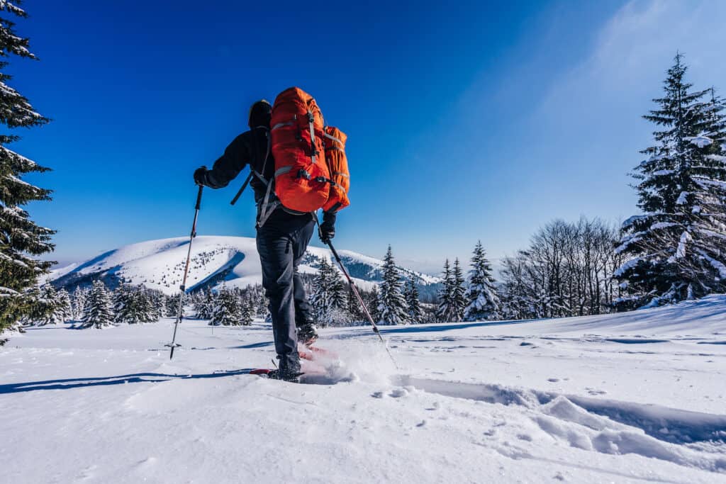 Randonnée en raquettes à neige
